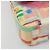 Borsa CHANEL Chain Double Flap Matelasse 25 in pelle Multicolor CC Auth 185767SM Multicolore D'oro - Ansicht 12