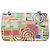 Borsa CHANEL Chain Double Flap Matelasse 25 in pelle Multicolor CC Auth 185767SM Multicolore D'oro - Ansicht 3