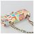 Borsa CHANEL Chain Double Flap Matelasse 25 in pelle Multicolor CC Auth 185767SM Multicolore D'oro - Ansicht 6