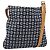 Céline Borsa a tracolla CELINE C Macadam Canvas Navy Silver Auth 186810A Argento Blu navy