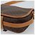 Céline Borsa a Spalla CELINE Macadam Canvas PVC Pelle Marrone Oro Auth 187771 D'oro - vista 12