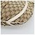 Borsa a Spalla GUCCI GG Canvas Beige Oro 204940 Auth ka4762 D'oro - vista 10
