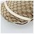 Borsa a Spalla GUCCI GG Canvas Beige Oro 204940 Auth ka4762 D'oro - vista 13