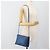Céline Borsa a tracolla CELINE Trio in pelle blu e oro Auth 186131 D'oro - vista 22