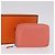 Hermès HERMES Azap Compact Wallet Leder Rosa Silber Authentisch 186172M Pink - Ansicht 20