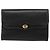 Borsa a Spalla con Catena Christian Dior in Pelle Nera e Oro Auth 187366 Nero D'oro - vista 2
