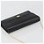 Borsa a Spalla con Catena Christian Dior in Pelle Nera e Oro Auth 187366 Nero D'oro - vista 6