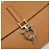 Borsa a Spalla Salvatore Ferragamo Gancini in Pelle Marrone Oro Auth 186271A D'oro - vista 14