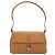 Borsa a Spalla Salvatore Ferragamo Gancini in Pelle Marrone Oro Auth 186271A D'oro - vista 2