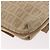 Bolso de hombro FENDI Zucchino Canvas Mamma Baguette Beige Oro Auth 186319A Dorado - vista 16
