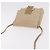 Bolso de hombro FENDI Zucchino Canvas Mamma Baguette Beige Oro Auth 186319A Dorado - vista 6