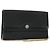 Borsa a tracolla con catena in tela Christian Dior Trotter Black Gold Auth 186061A