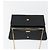 Borsa a tracolla con catena in tela Christian Dior Trotter Black Gold Auth 186061A - vista 15