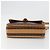 Céline Borsa a tracolla CELINE Macadam Canvas PVC Pelle Marrone Oro Auth ka4853 D'oro - vista 10