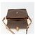 Céline Borsa a tracolla CELINE Macadam Canvas PVC Pelle Marrone Oro Auth ka4853 D'oro - vista 16