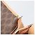 Céline Borsa a tracolla CELINE Macadam Canvas PVC Pelle Marrone Oro Auth ka4853 D'oro - vista 23