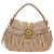 Bolsa de Ombro Miu Miu Matelasse de Couro 2way Rosa Ouro Auth 185581M Dourado - vista 13