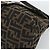 FENDI Zucca Canvas Mamma Baguette Shoulder Bag Black Brown Auth 185971SAM Marrone Nero - vista 15