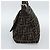 FENDI Zucca Canvas Mamma Baguette Shoulder Bag Black Brown Auth 185971SAM Marrone Nero - vista 4