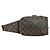 LOUIS VUITTON Borsa a Spalla Damier Ebene Geronimos N51994 LV Auth hk3860