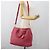 Borsa PRADA Vittero Dino Leather 2way Rosa Oro Auth 186115A D'oro - vista 25