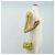 Christian Dior Cannage Miss Caro Chain Pouch in pelle di agnello verde e oro Auth 185907SM - vista 25