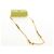 Christian Dior Cannage Miss Caro Chain Pouch in pelle di agnello verde e oro Auth 185907SM - vista 7
