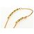 Christian Dior Cannage Miss Caro Chain Pouch in pelle di agnello verde e oro Auth 185907SM - vista 9