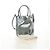 Borsa PRADA in pelle vernice 2way Argento Autentica 185901M - vista 12