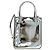 Borsa PRADA in pelle vernice 2way Argento Autentica 185901M - vista 2