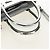 Borsa PRADA in pelle vernice 2way Argento Autentica 185901M - vista 8