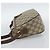Borsa GUCCI GG Supreme Web Sherry Line in PVC Beige Oro 89 02 077 Auth 185911 D'oro - vista 4