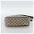 Borsa GUCCI GG Supreme Web Sherry Line in PVC Beige Oro 89 02 077 Auth 185911 D'oro - vista 9