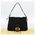 FENDI Mamma Baguette Schultertasche aus Wildleder Schwarz Gold Authentisch 187561SAM - Ansicht 12