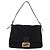 FENDI Mamma Baguette Schultertasche aus Wildleder Schwarz Gold Authentisch 187561SAM - Ansicht 13