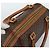 Céline Borsa CELINE Macadam Canvas PVC Pelle Marrone Oro Auth 187766A D'oro - vista 6
