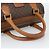 Céline Borsa CELINE Macadam Canvas PVC Pelle Marrone Oro Auth 187766A D'oro - vista 7