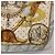Hermès HERMES Carré 90 Sciarpa "napoleon" Seta Grigia Autentica hk3877 Marrone - vista 10