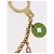 LOUIS VUITTON Porte Cles Chainne Pastille Key Holder Gold M66005 LV Auth 186176M D'oro - vista 10