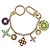 LOUIS VUITTON Porte Cles Chainne Pastille Key Holder Gold M66005 LV Auth 186176M D'oro - vista 13