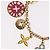 LOUIS VUITTON Porte Cles Chainne Pastille Key Holder Gold M66005 LV Auth 186176M D'oro - vista 8
