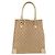 Borsa Tote GUCCI GG Canvas Beige 124261 Auth 185806 - vista 2