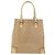 Borsa Tote GUCCI GG Canvas Beige 124261 Auth 185806 - vista 3