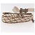 Borsa a Spalla Christian Dior Trotter Canvas Saddle Beige Silver Auth 187508SAM Argento - vista 10