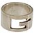 Anello G di marca GUCCI in argento Ag925 Auth SW2379V