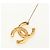 Spilla CHANEL COCO Mark in metallo Gold Tone CC Auth 185473V - vista 10