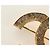 Spilla CHANEL COCO Mark in metallo Gold Tone CC Auth 185473V - vista 3