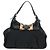 Borsa a Spalla GUCCI GG Canvas Nera Oro 189884 Auth 185693V Nero D'oro - vista 2
