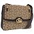 Céline Borsa a tracolla CELINE C Sulky Horse Carriage in tela Beige Gold Auth 185927A