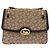 Céline Borsa a tracolla CELINE C Sulky Horse Carriage in tela Beige Gold Auth 185927A - vista 2